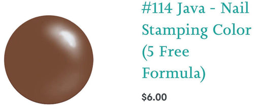 114 Java vernis à stamping - Ongles Elaine Lemay
