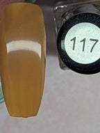 117 Chestnut vernis à stamping - Ongles Elaine Lemay