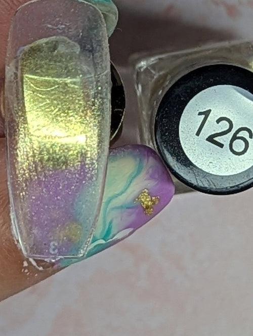 126 Pixie Dust vernis à stamping - Ongles Elaine Lemay