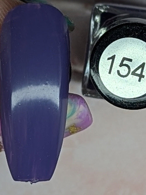 154 Lilac vernis à stamping - Ongles Elaine Lemay