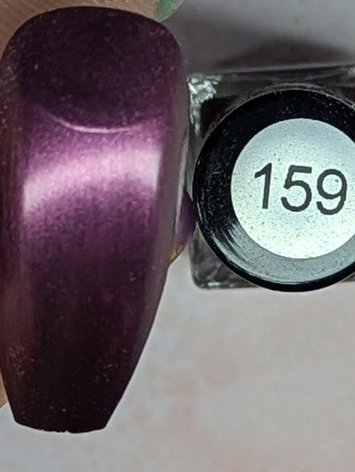 159 Shimmering Grape vernis à stamping - Ongles Elaine Lemay