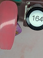 164 Almost Salmon vernis à stamping - Ongles Elaine Lemay