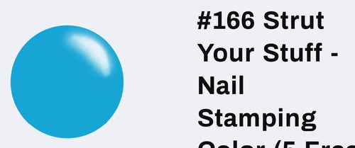 166 Strut your stuff vernis à stamping - Ongles Elaine Lemay