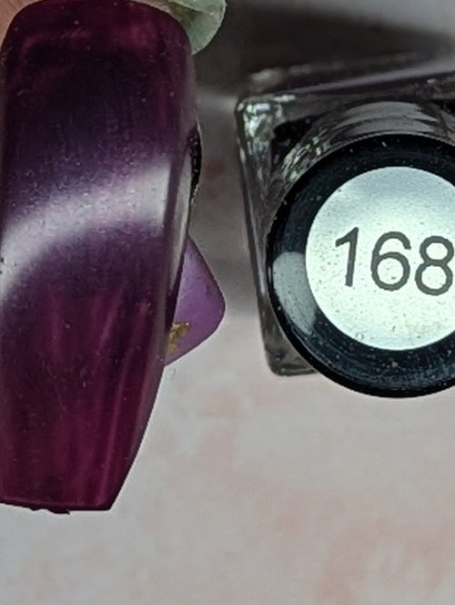 168 Purple Passion vernis à stamping - Ongles Elaine Lemay