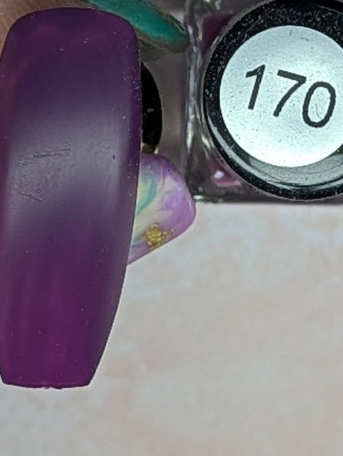 170 Amethyst vernis à stamping - Ongles Elaine Lemay