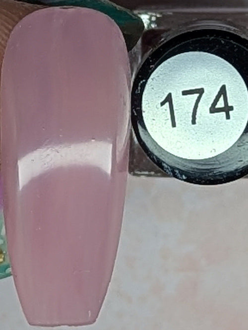 174 Dusty Rose vernis à stamping - Ongles Elaine Lemay