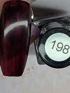 198 Merlot vernis à stamping - Ongles Elaine Lemay