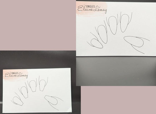 2 blocs notes - Ongles Elaine Lemay