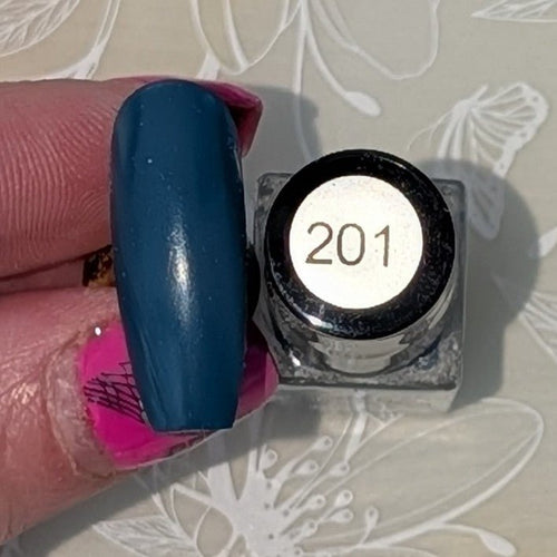 201 Teal Tempest vernis à stamping - Ongles Elaine Lemay