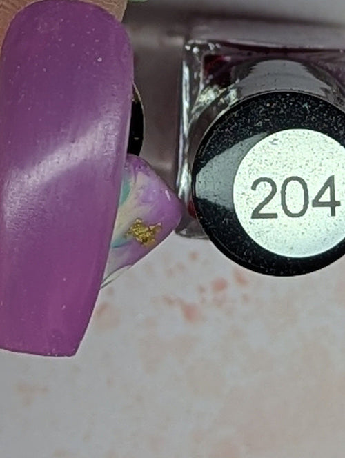 204 Crocus Pocus vernis à stamping - Ongles Elaine Lemay