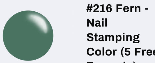216 Fern vernis à stamping - Ongles Elaine Lemay