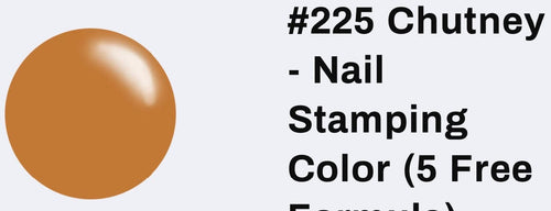 225 Chutney vernis à stamping - Ongles Elaine Lemay
