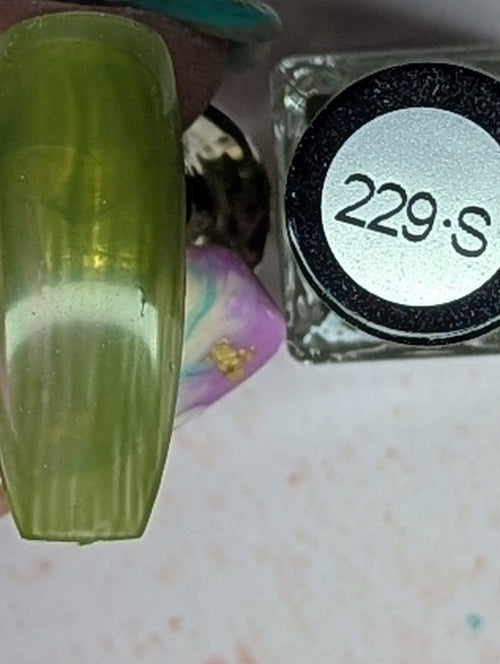229-S Holy night (sheer) vernis à stamping - Ongles Elaine Lemay