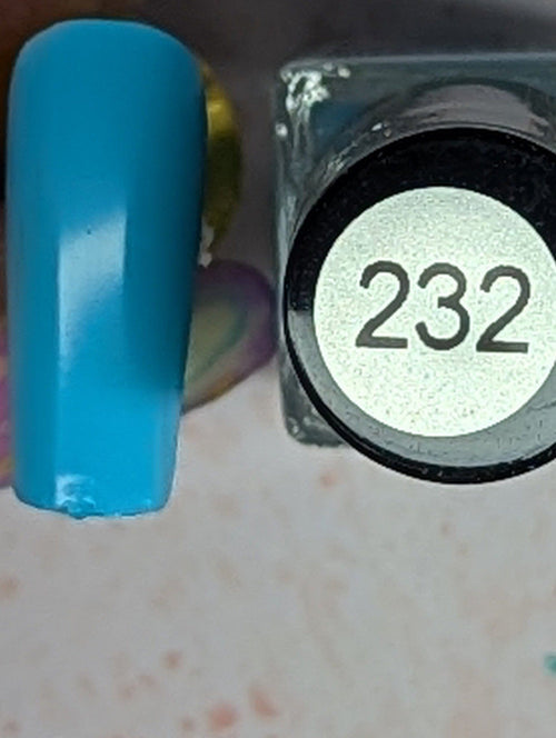 232 Blue Egg vernis à stamping - Ongles Elaine Lemay
