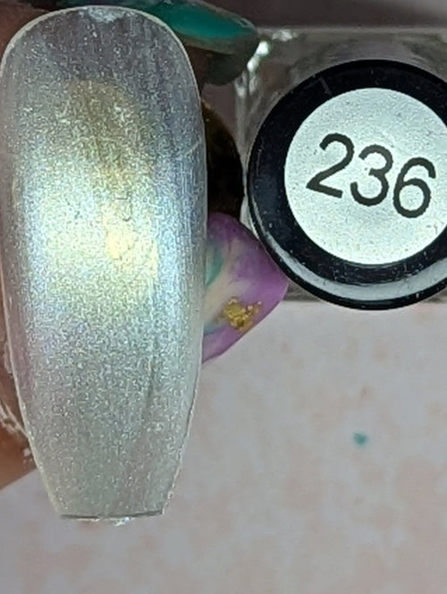 236 Stardust Shimmer vernis à stamping - Ongles Elaine Lemay
