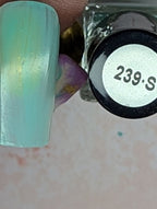 239-S April Showers (sheer) vernis à stamping - Ongles Elaine Lemay
