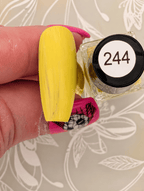 244 Key Lime Kiss vernis à stamping - Ongles Elaine Lemay