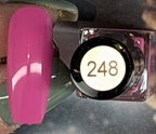 248 Pink Berry Pop vernis à stamping - Ongles Elaine Lemay