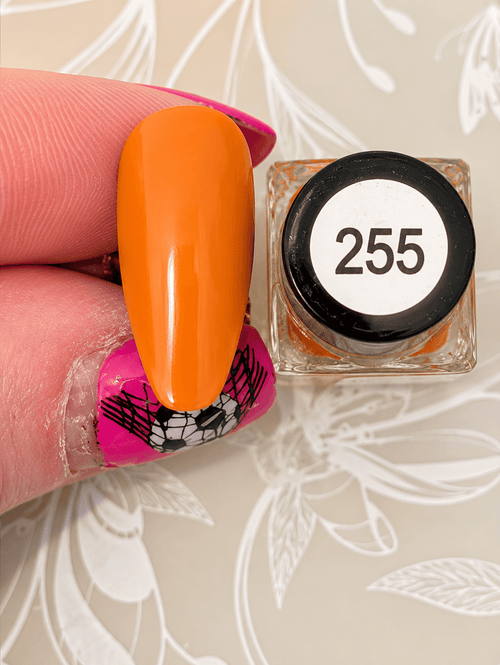 255 Vintage Flame vernis à stamping - Ongles Elaine Lemay