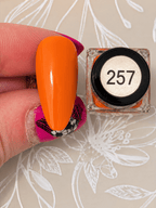 257 Orange Whip vernis à stamping - Ongles Elaine Lemay