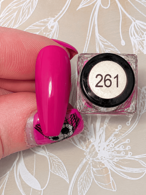 261 Berry & Bright Vernis à stamping - Ongles Elaine Lemay