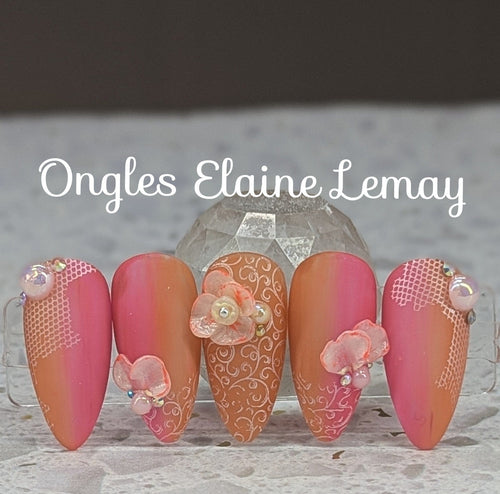 3D Sculpting Pearl Gel - Ongles Elaine Lemay
