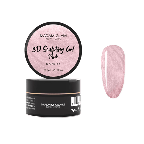 3D Sculpting Pink - Ongles Elaine Lemay