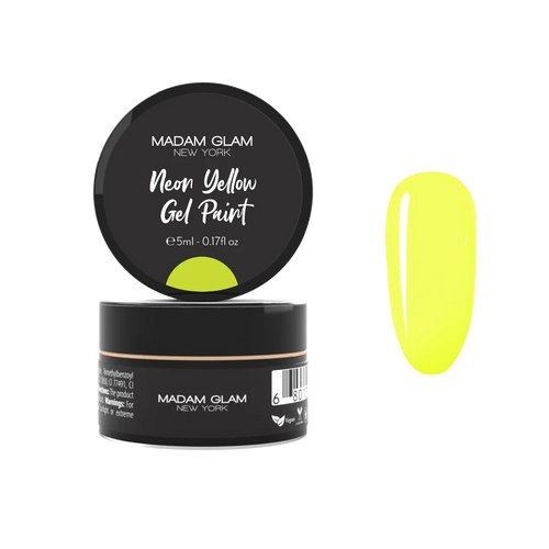 Neon Yellow Gel paint