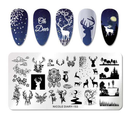 Plaque de stamping Nicole Diary #153