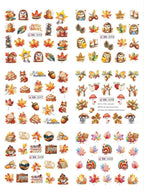 Water decals 12 motifs Automne