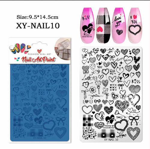 Plaque de stamping XY-NAIL10