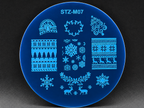 Plaque de stamping Noël STZ M07