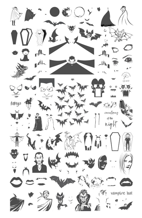CJS-H-97 Creatures of the night - Ongles Elaine Lemay 