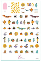CJS-H-95 Patterned Halloween - Ongles Elaine Lemay 