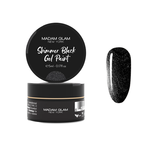 Shimmer Black Gel Paint