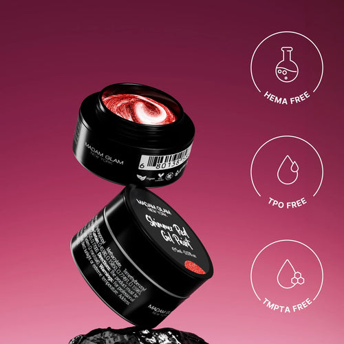 Shimmer Red Gel Paint