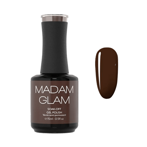 On my brown - Ongles Elaine Lemay 