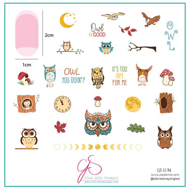 CJS-LC-96 Owl is good - Ongles Elaine Lemay 
