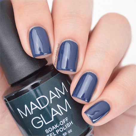Navy Blue - Ongles Elaine Lemay 