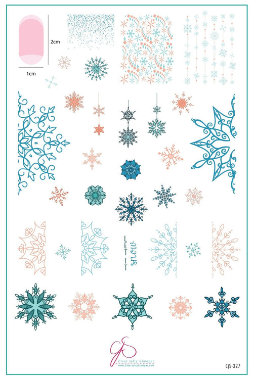 CJS-327 Frozen Lace - Ongles Elaine Lemay 