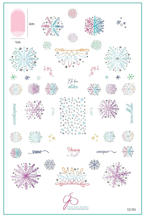 CJS-326 Frosty Flurries - Ongles Elaine Lemay 