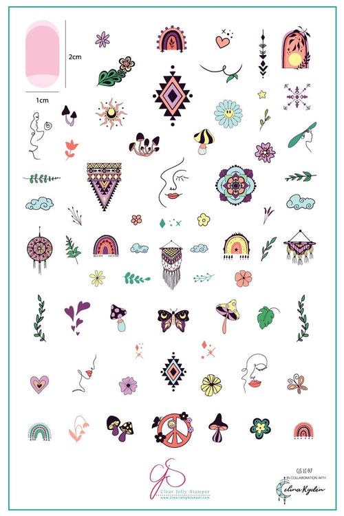 CJS-LC-97 Celina Ryden Boho Vibes - Ongles Elaine Lemay 