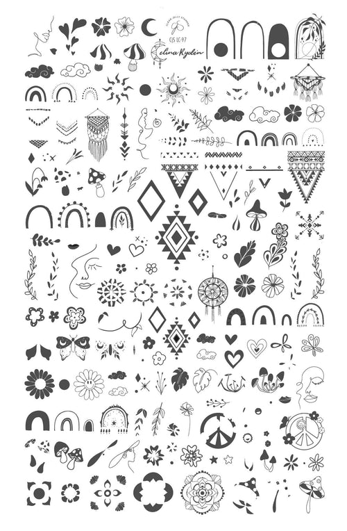 CJS-LC-97 Celina Ryden Boho Vibes - Ongles Elaine Lemay 