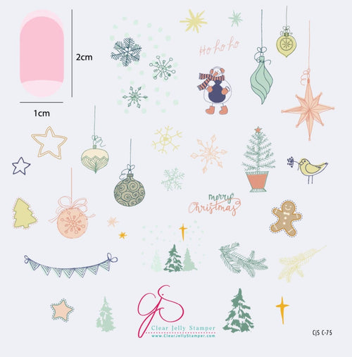 CJS-C-75 Patchwork Holiday - Ongles Elaine Lemay 