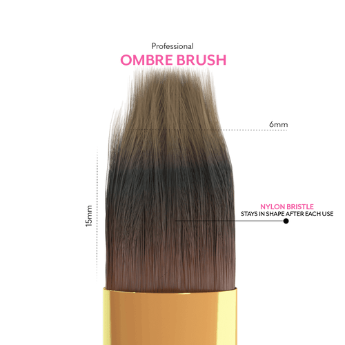 Ombré brush - Ongles Elaine Lemay 