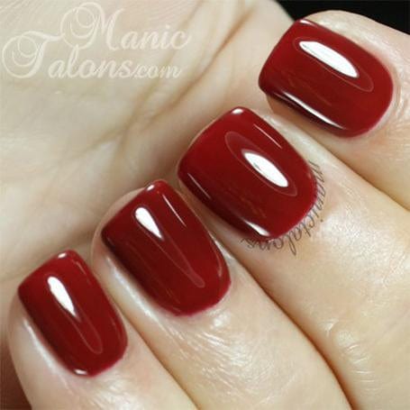 Deep Burgundy - Ongles Elaine Lemay 