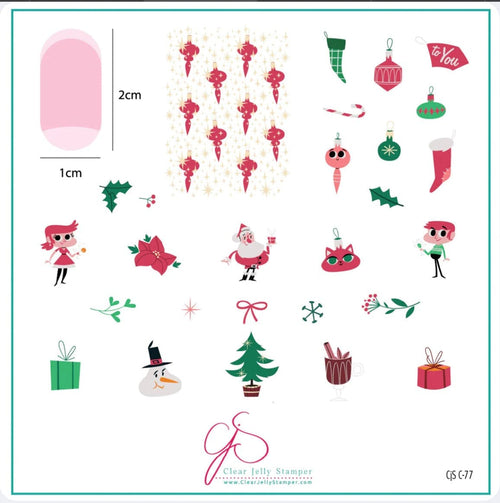 CJS-C-77 Christmas Future - Ongles Elaine Lemay 