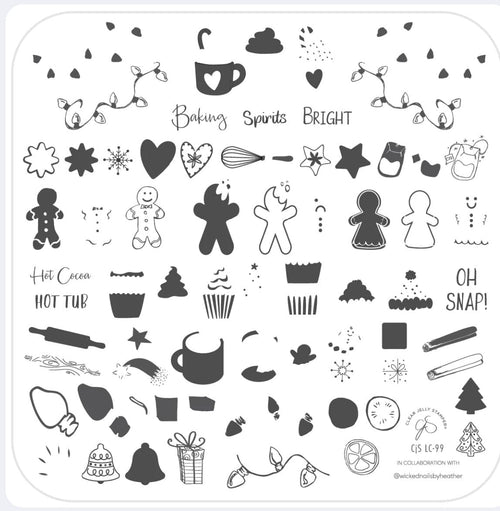 CJS-LC-99 Baking Spirits Bright - Ongles Elaine Lemay 