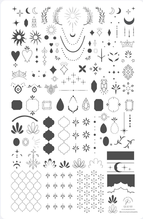 CJS-LC-101 Enchanted Gems - Ongles Elaine Lemay 
