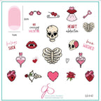 CJS-V-42 My Creepy Valentine - Ongles Elaine Lemay 